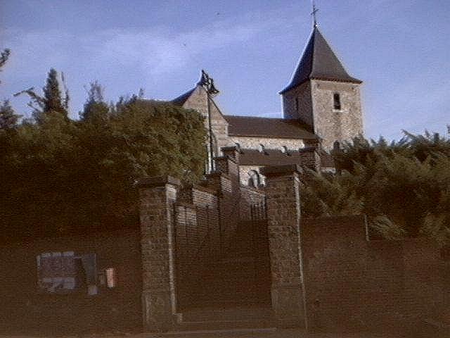 Het dorp Berg vlak bij Tongeren